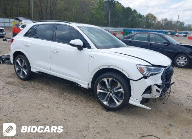 Audi Q3 2022, VIN WA1AUCF3XN1031523, 3/11