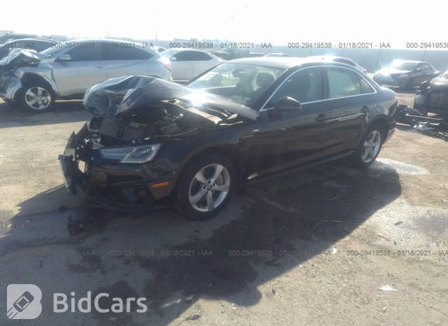 Audi A4 2019, VIN WAUDNAF41KA015202, 2/5