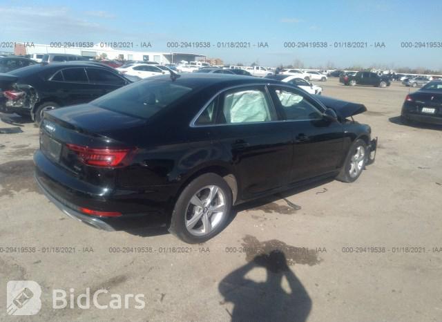 Audi A4 2019, VIN WAUDNAF41KA015202, 4/5