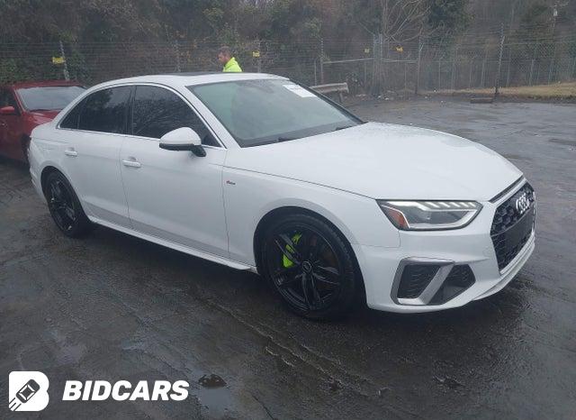 Audi A4 2023, VIN WAUEAAF43PA014415, 3/5