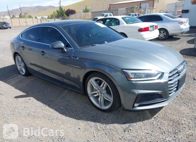 Audi A5 2018, VIN WAUENCF58JA085397, 1/20