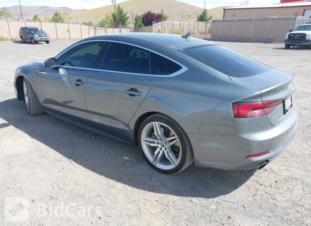 Audi A5 2018, VIN WAUENCF58JA085397, 3/20