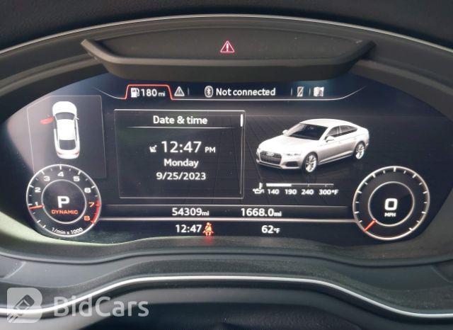 Audi A5 2018, VIN WAUENCF58JA085397, 7/20