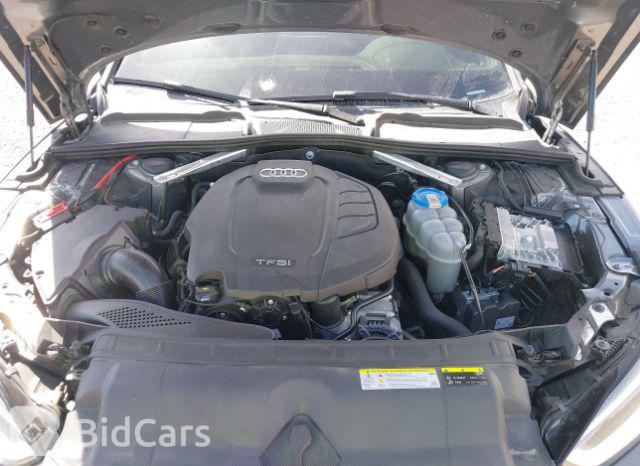 Audi A5 2018, VIN WAUENCF58JA085397, 10/20