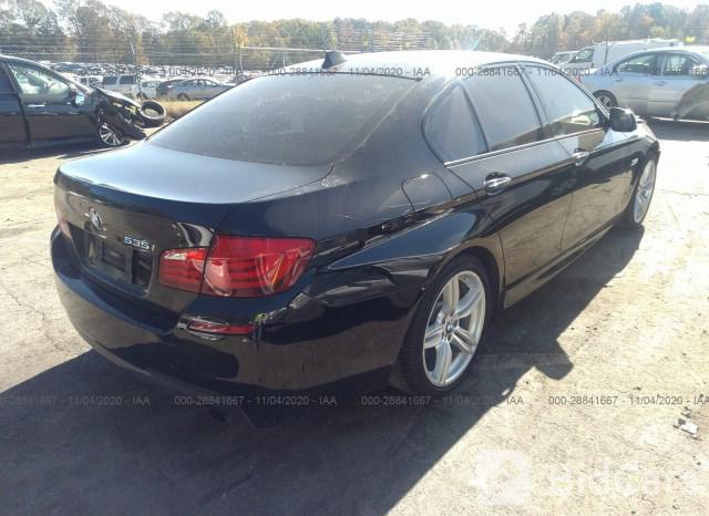 BMW 5 Series 2013, VIN WBAFR7C58DC817895, 4/5