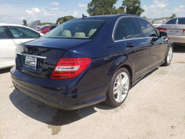 Mercedes-Benz C-Class 2012, VIN WDDGF4HB3CR238148, 4/5