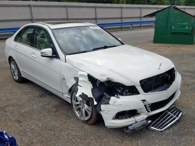 Mercedes-Benz C-Class 2012, VIN WDDGF4HB7CR218422, 1/5