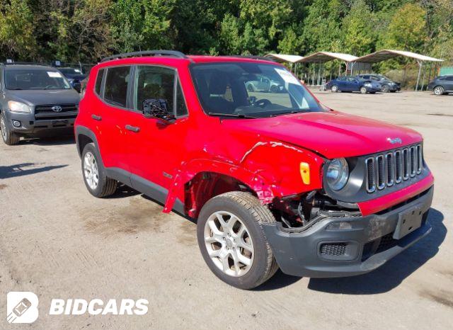 Jeep Renegade 2018, VIN ZACCJBBB6JPH64628, 8/11
