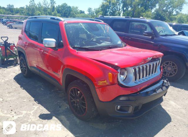 Jeep Renegade 2016, VIN ZACCJBCT5GPD51664, 1/5